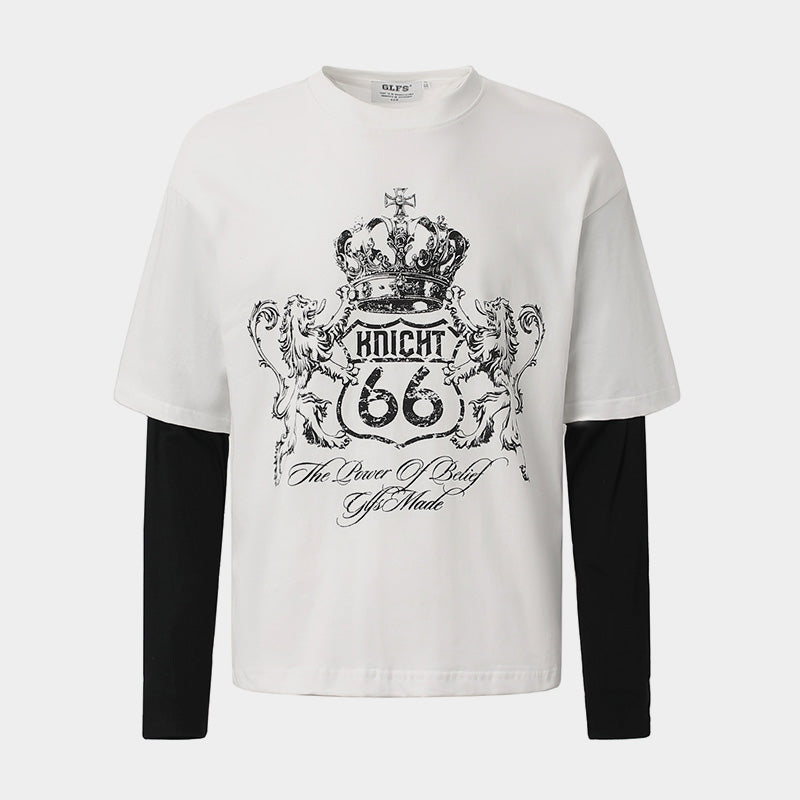 Long Sleeve Streetwear| Patchwork Color Block Sweatshirt - Luxuryurbanwear