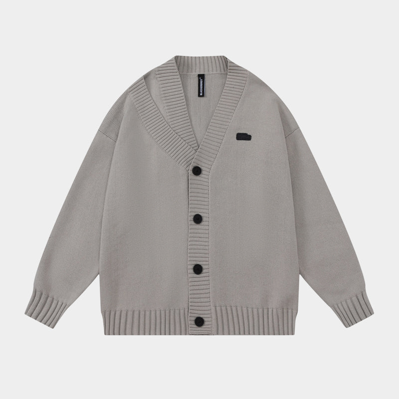 Vintage Textured| Patchwork Knit Cardigan - Luxuryurbanwear