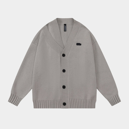 Vintage Textured| Patchwork Knit Cardigan - Luxuryurbanwear