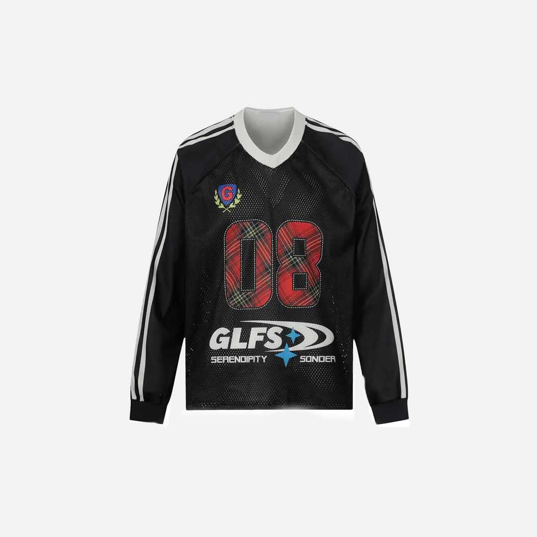 Y2K Grunge Graphic Printed Long Sleeve Sport T-Shirt - Luxuryurbanwear