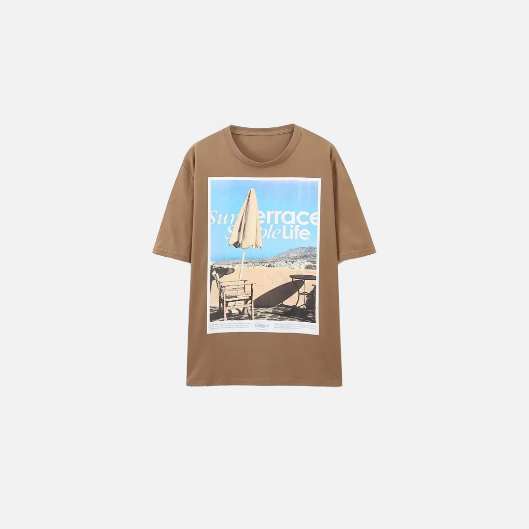 Oversized Printed Cotton T-Shirt - Luxuryurbanwear