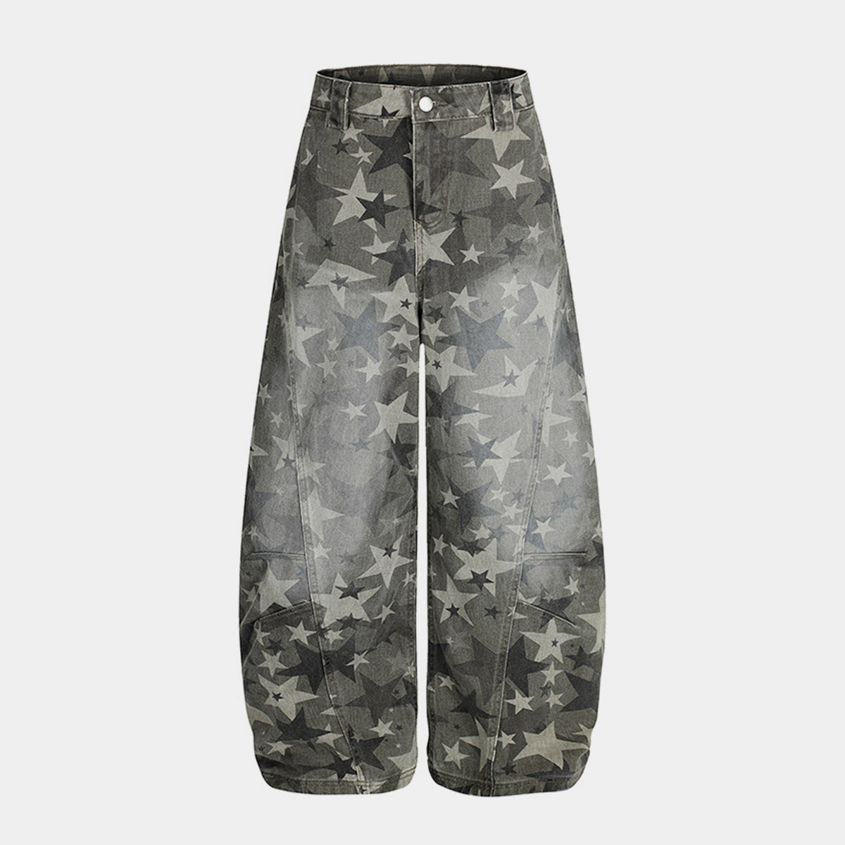 Camouflage | Machete RO Star Wide-Leg Jeans - Luxuryurbanwear