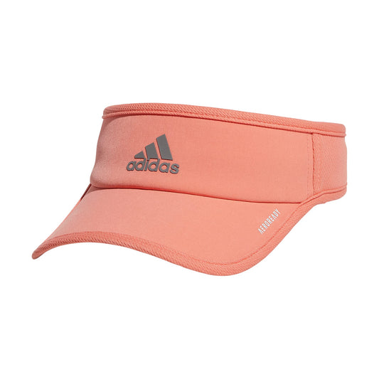 adidas Womens Superlite Visor Discontinued Semi Coral Fusion Pink/Silver Metallic One Size