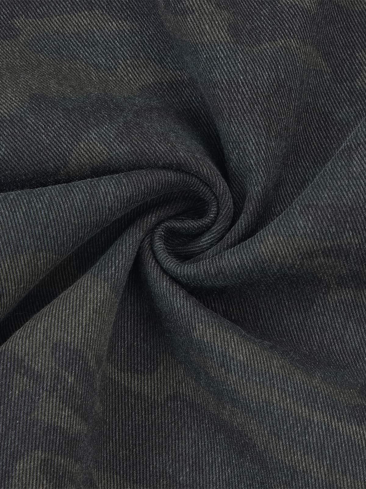 Retro Camo Multi-Pocket Cargo Barrel Pants - Luxuryurbanwear