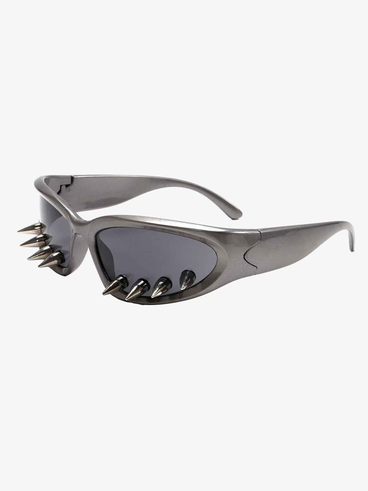 Cyber Punk Spike Detail Sunglasses