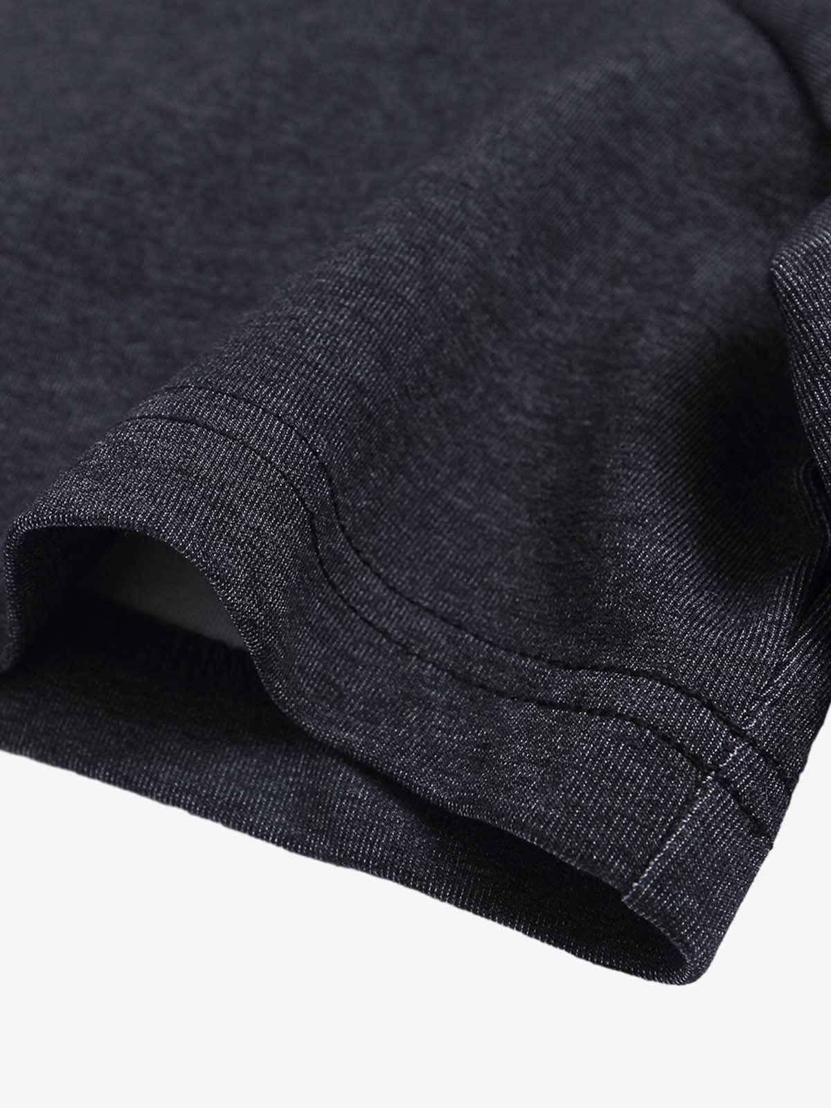 Retro Deconstructed Patchwork Striped Lapel T-Shirt