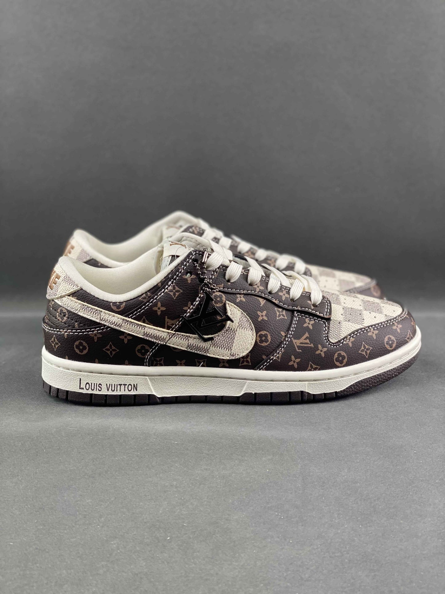 Custom Air Jordan 1 Monogram SJ2068-255 - Unique Style and Authenticity SneakerNational