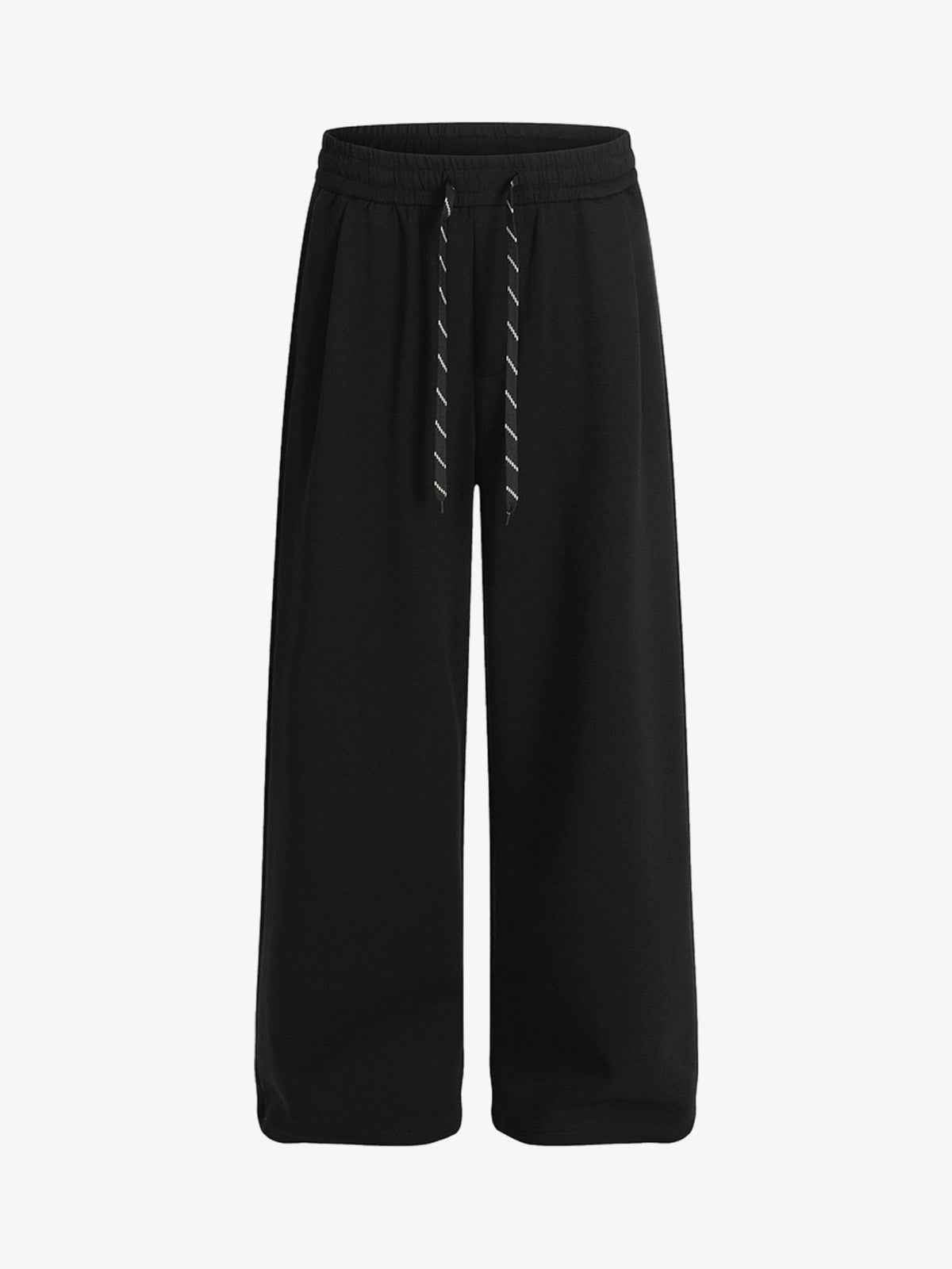 Drawstring Wide Leg Relaxed Sweatpants