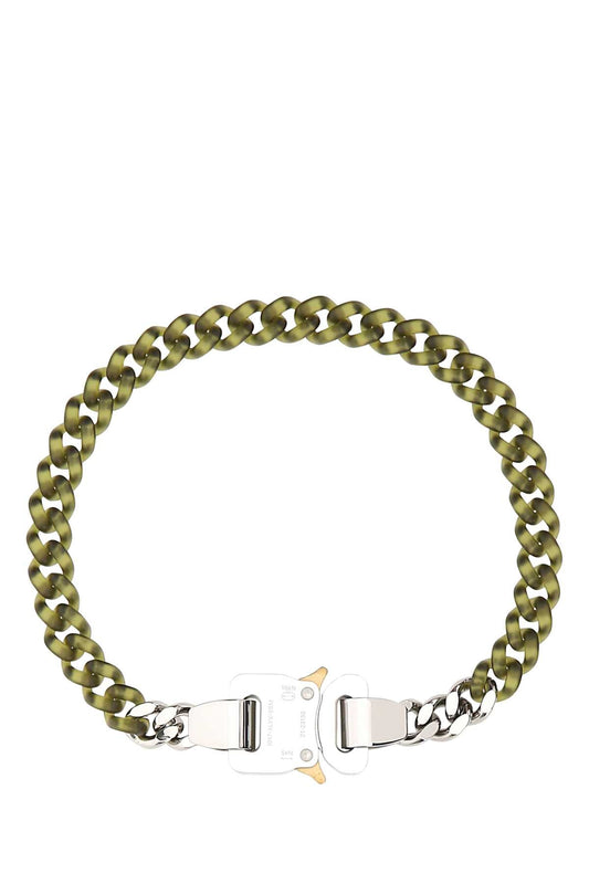 Alyx Men Two-Tone Nylon And Metal Necklace