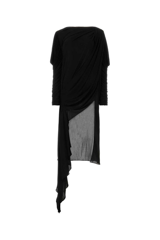 Gucci Women Black Crepe Dress