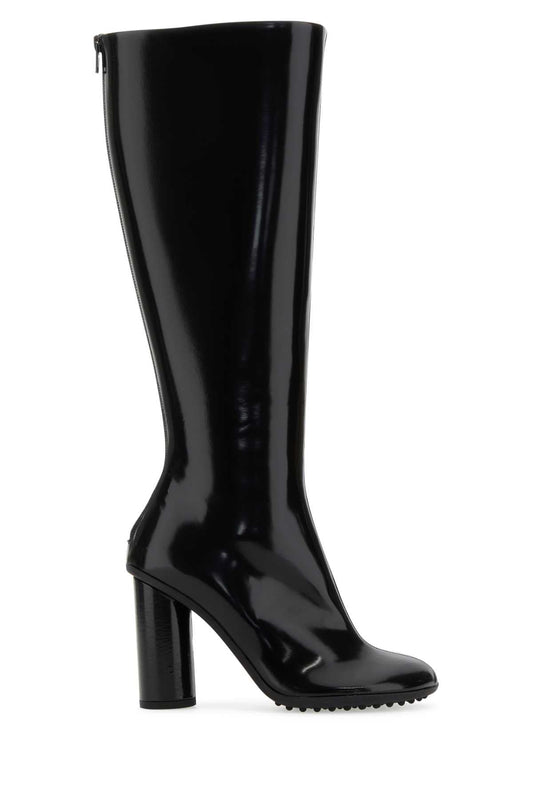 Bottega Veneta Women Black Leather Atomic Boots