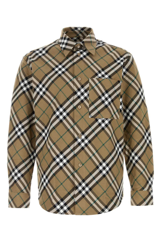 Burberry Men Embroidered Oxford Shirt