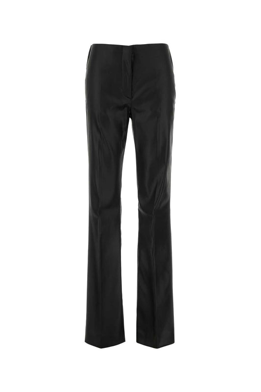 Sportmax Women Black Stretch Satin Adepto1234 Pant