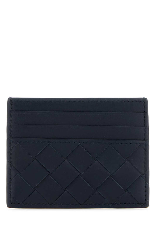 Bottega Veneta Men Two-Tone Leather Intrecciato Card Holder