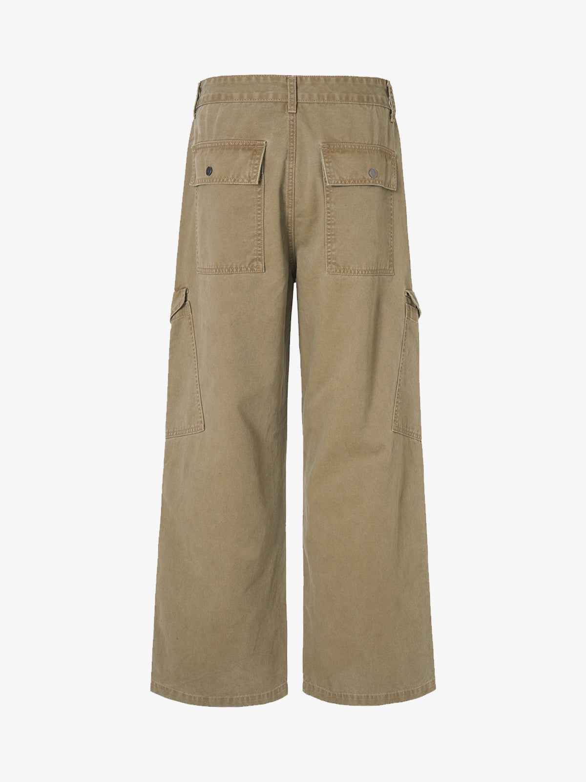 Streetwear Utility Multi-Pocket Straight-Leg Pants