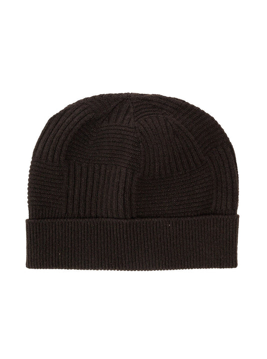Bottega Veneta Men Brown Woven Hat In Wool Man