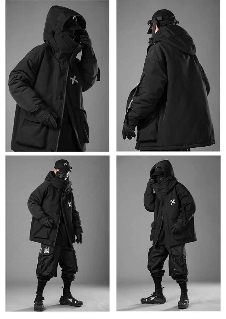 2023 Techwear Hooded Jackets Kurokobe  