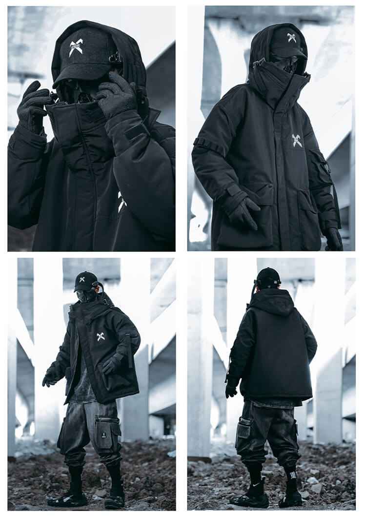 2023 Techwear Hooded Jackets Kurokobe  
