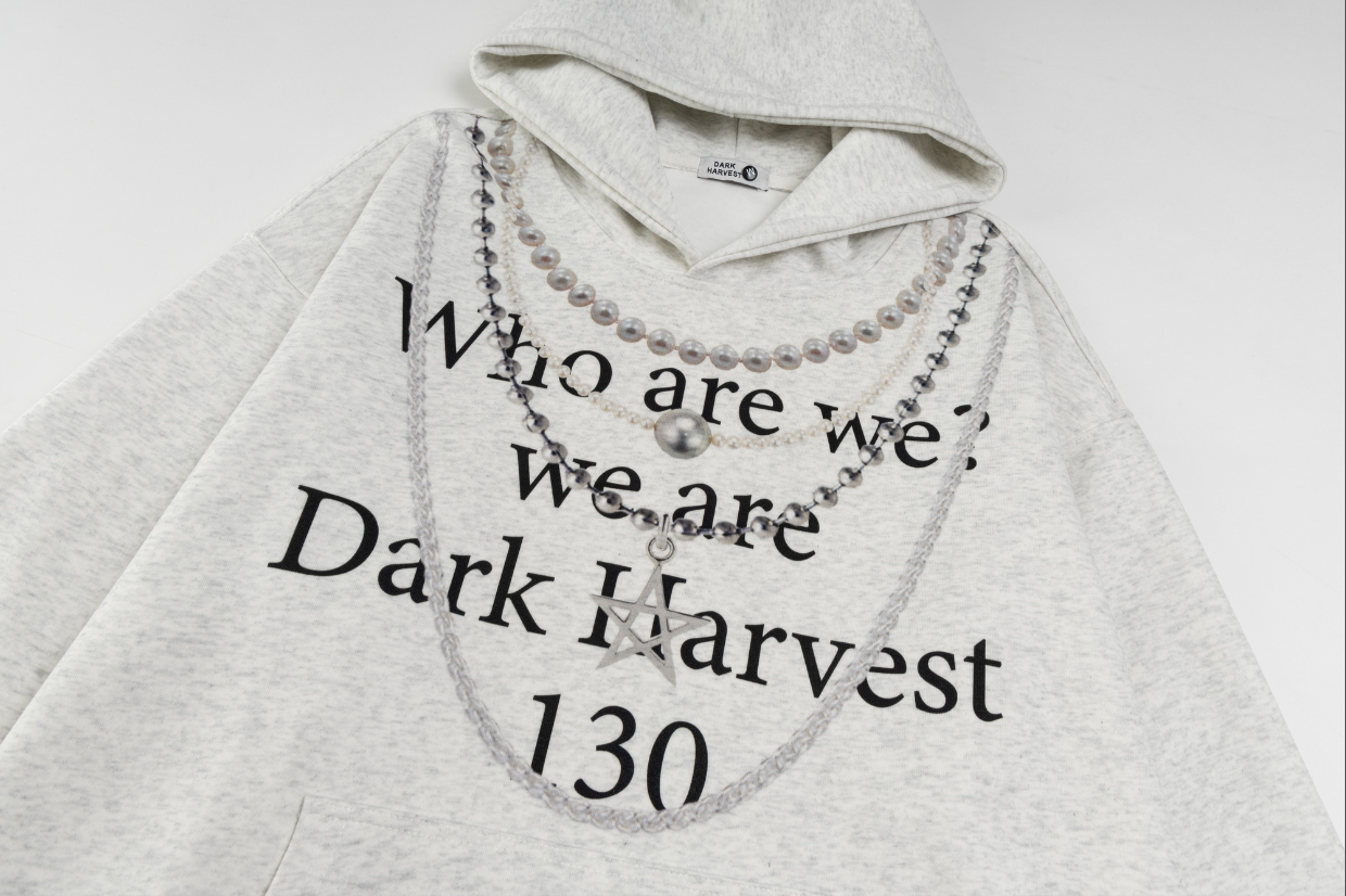 Chains Print | Graphic Hoodie - Luxuryurbanwear