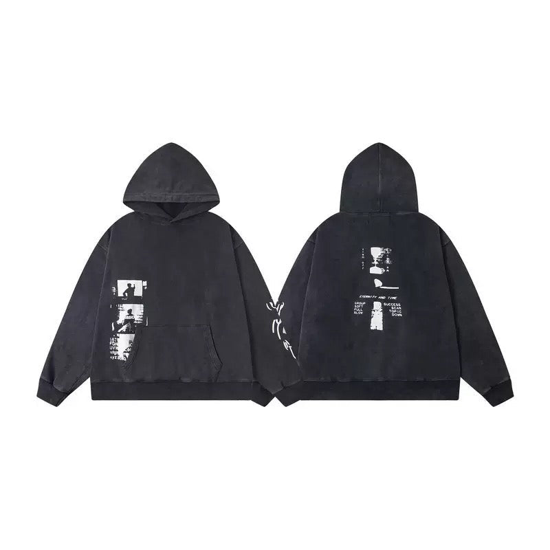 Abstract Look | Artistic Print Hoodie - Luxuryurbanwear