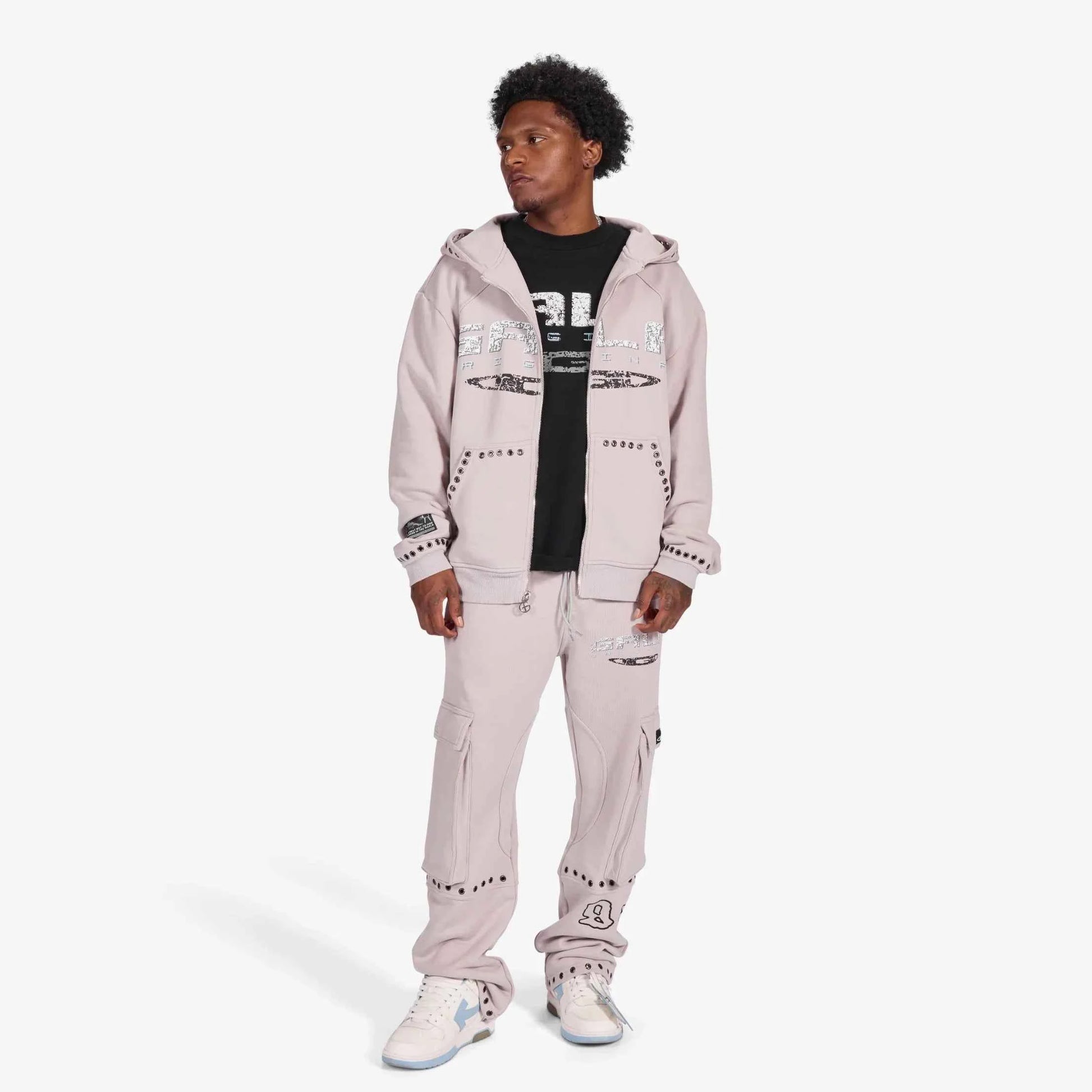 Gala Original Harpy Grommet Hoodie - Washed Cement