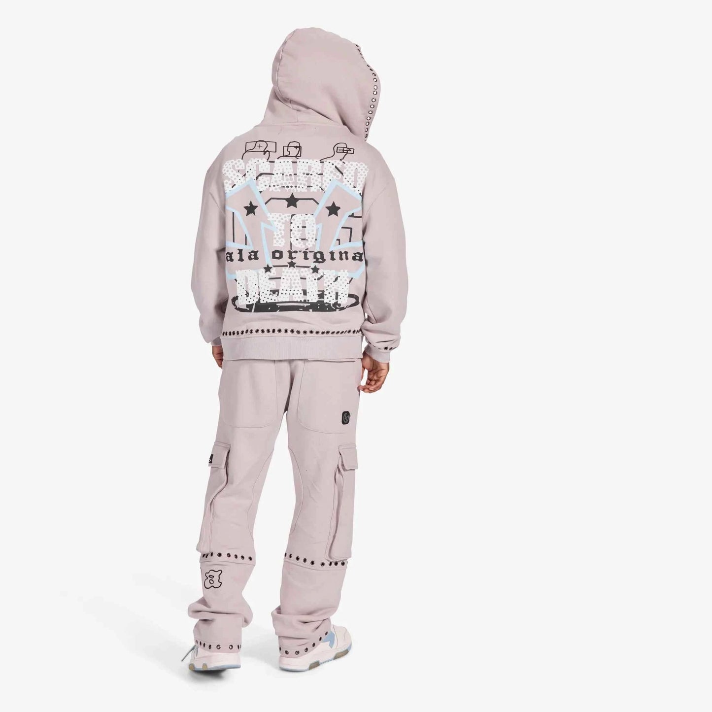 Gala Original Harpy Grommet Hoodie - Washed Cement