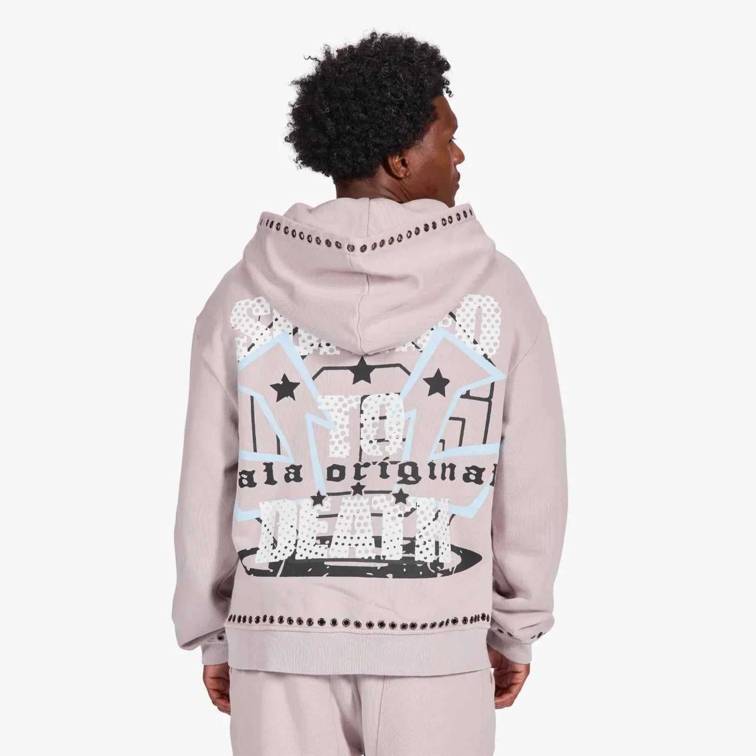 Gala Original Harpy Grommet Hoodie - Washed Cement