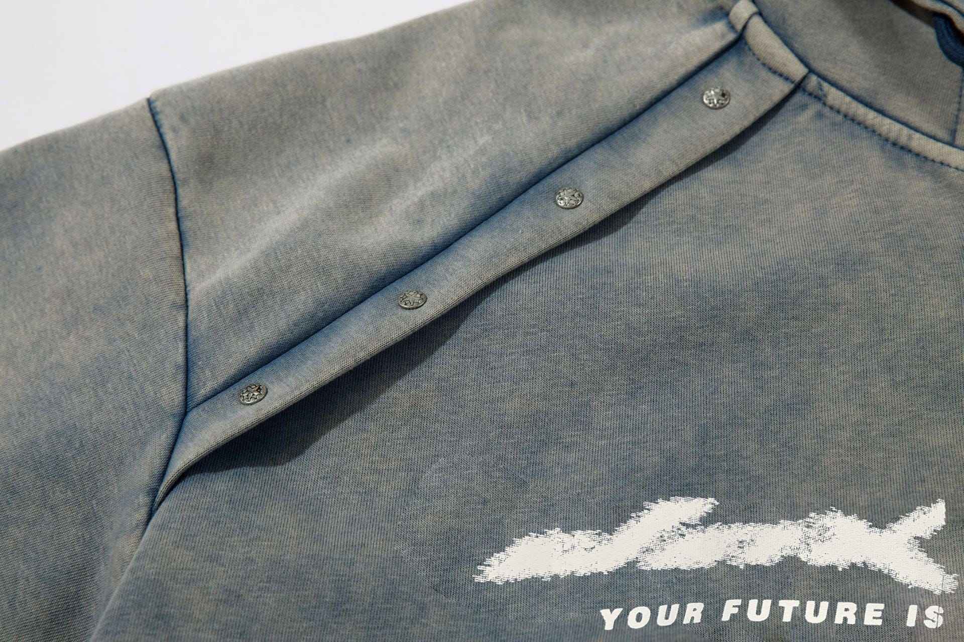 Zip Up Hoodie Omniscient Blue