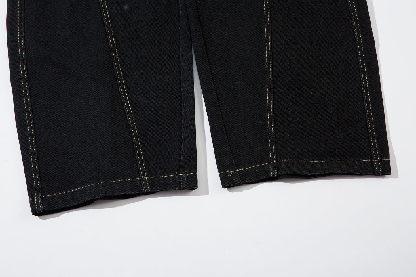 Geometric Stitch | Black Jeans - Luxuryurbanwear