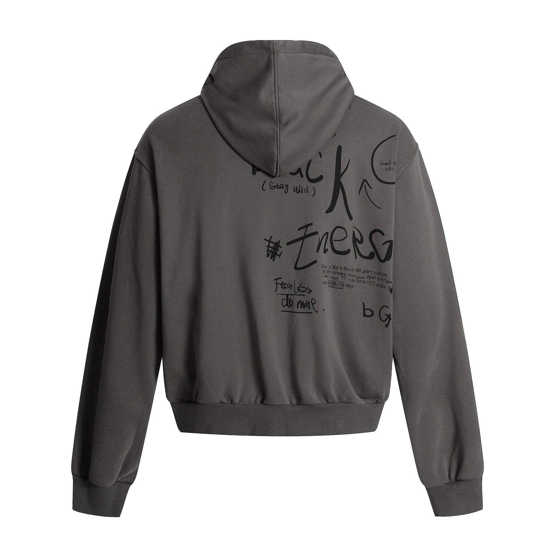 Portrait Graphic | Zip-Up Hoodie - Luxuryurbanwear