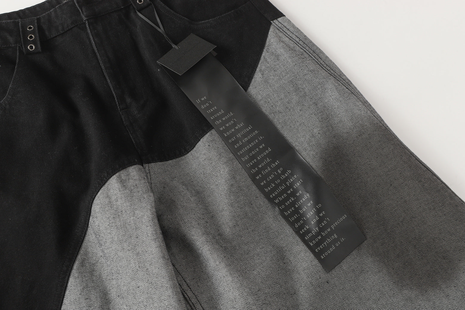 Two-Tone Fade Wash | Wide Jeans - Luxuryurbanwear
