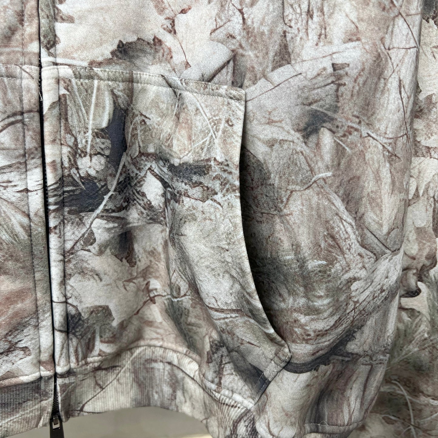 Forest Camo | Oversized Zip-Up Hoodie - Luxuryurbanwear