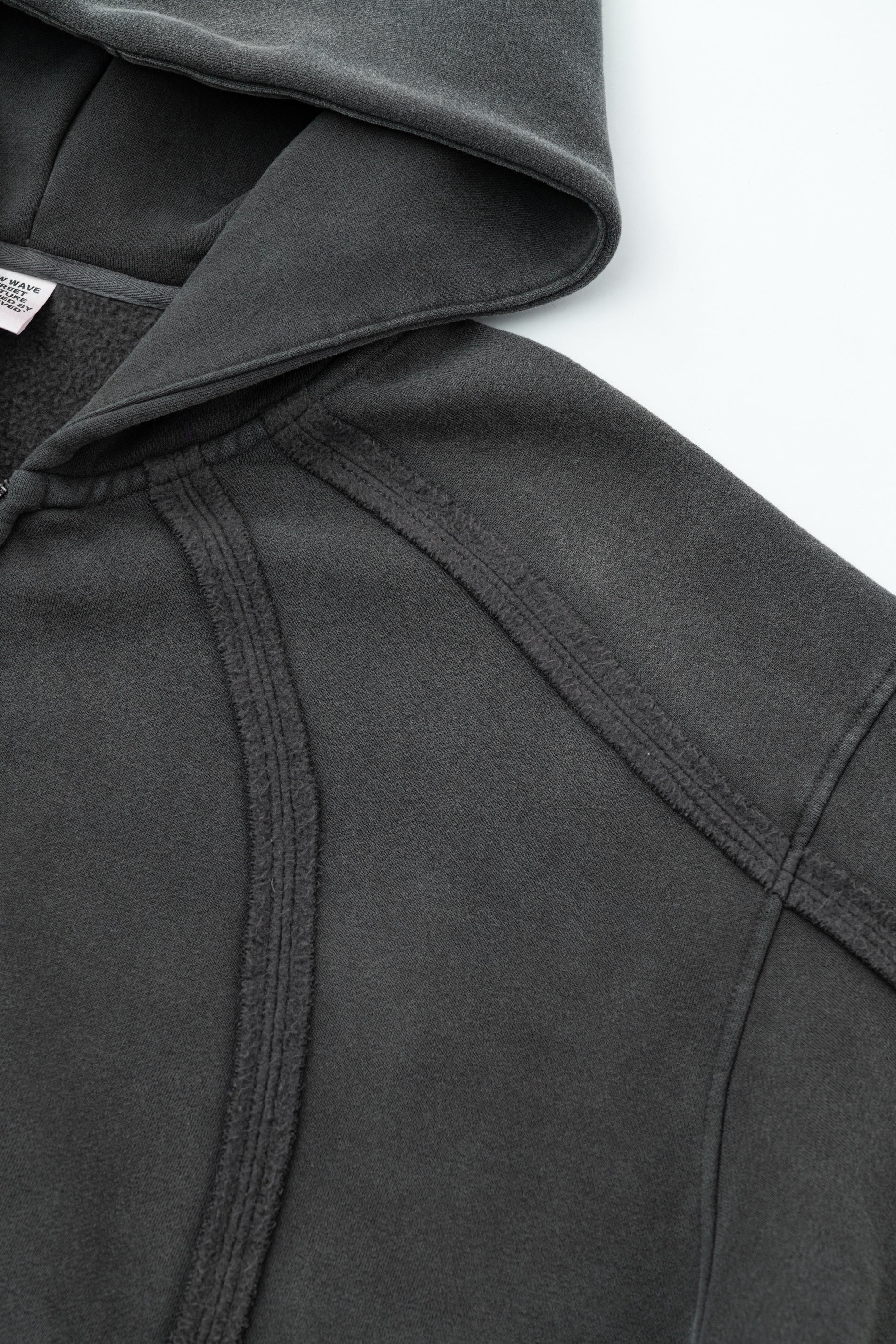 Structured Panel | Baggy Zip-Up Hoodie - Luxuryurbanwear