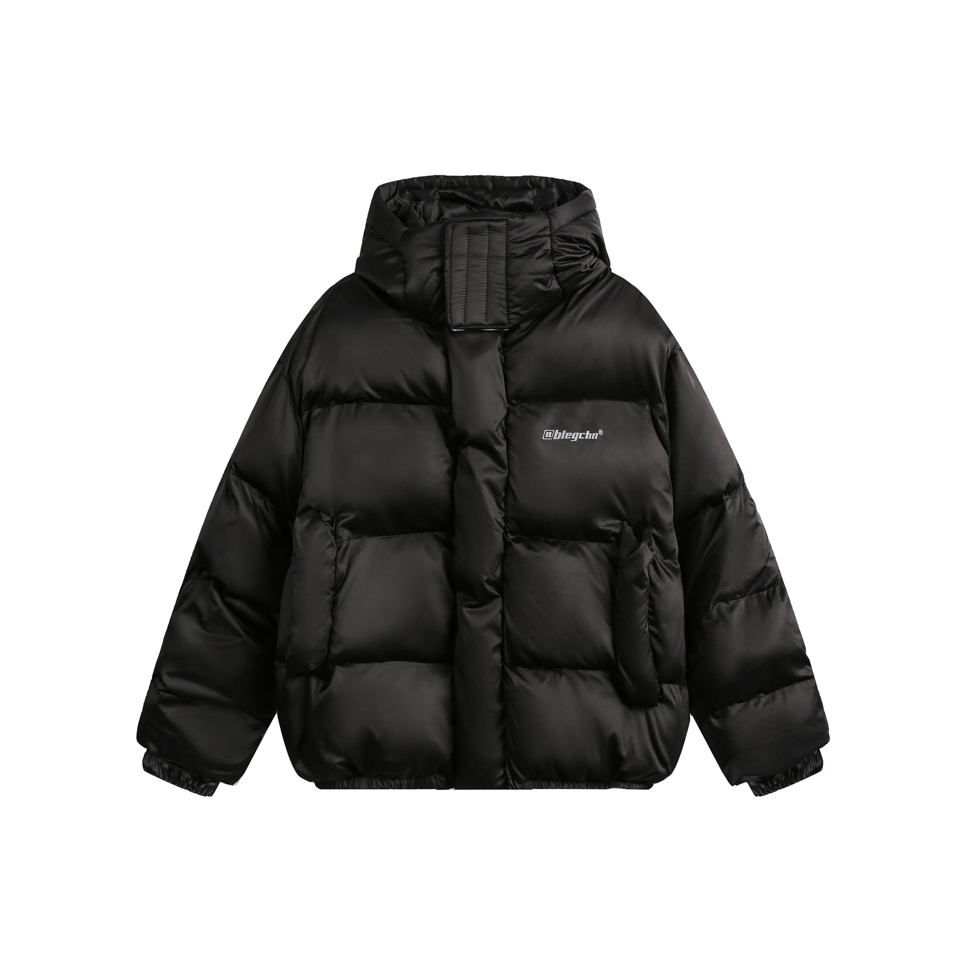 Frosted Block | Padded Utility Hooded Coat - Luxuryurbanwear