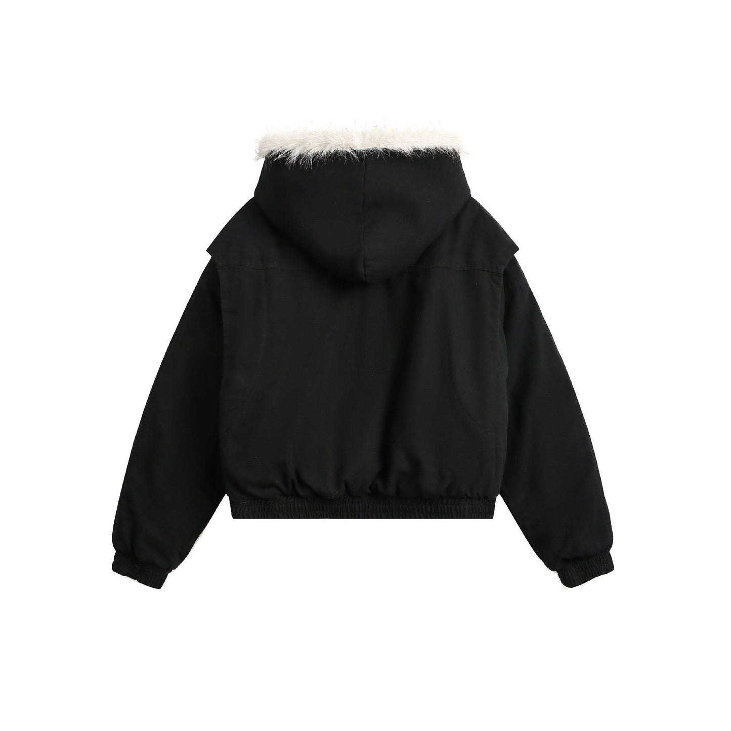 Spliced Fur | Hooded Quilted Jacket - Luxuryurbanwear