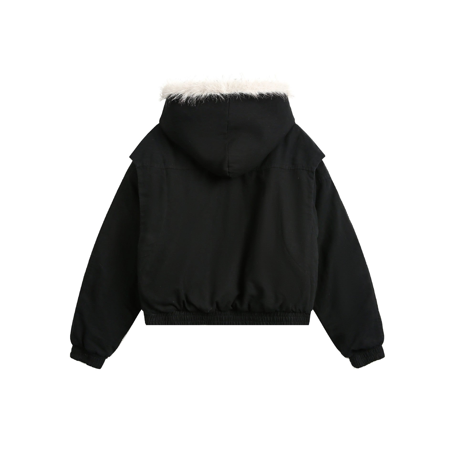 Spliced Fur | Hooded Quilted Jacket - Luxuryurbanwear