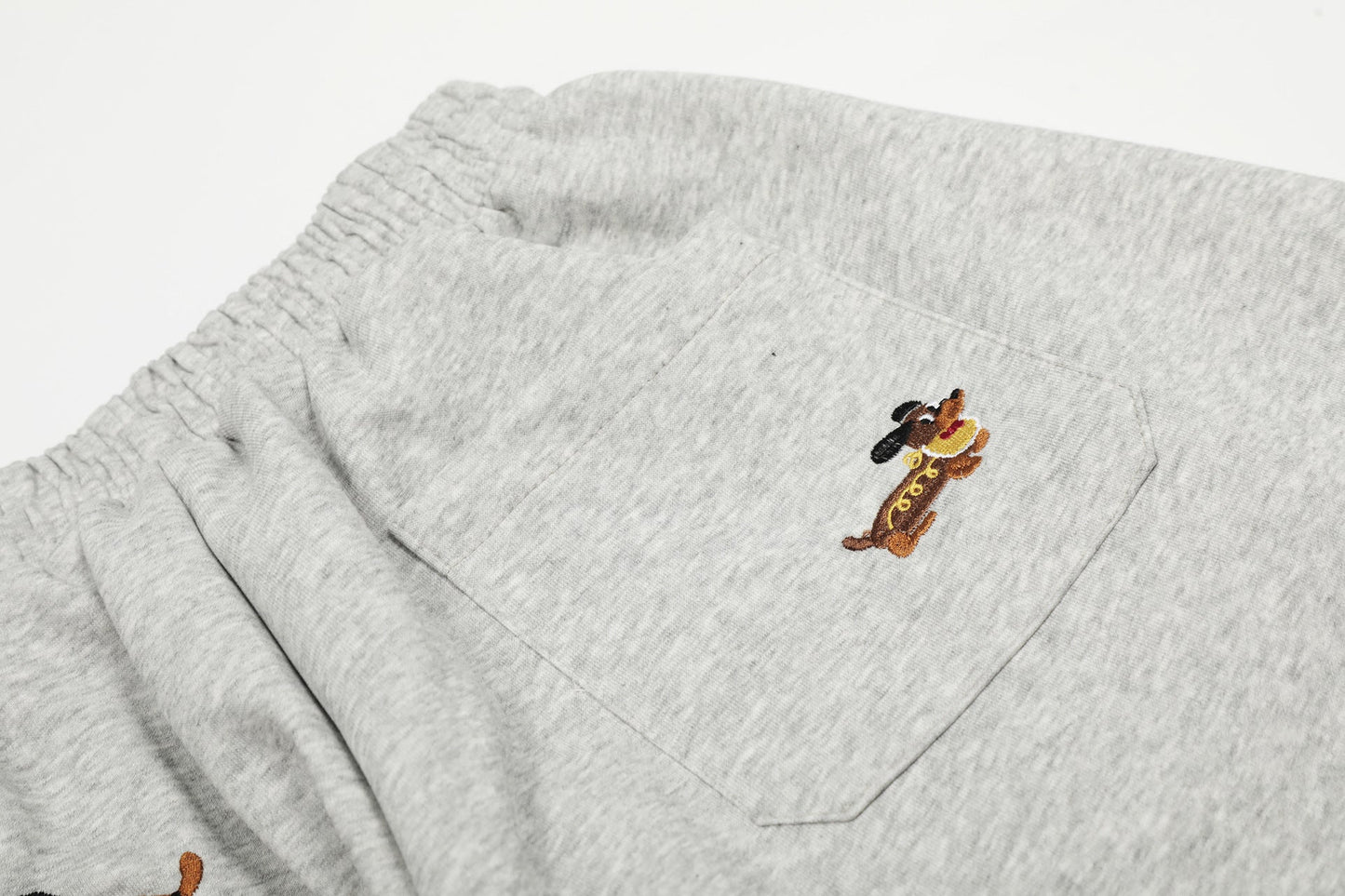 Embroidery | Dog Baggy Barrel Sweatpants - Luxuryurbanwear