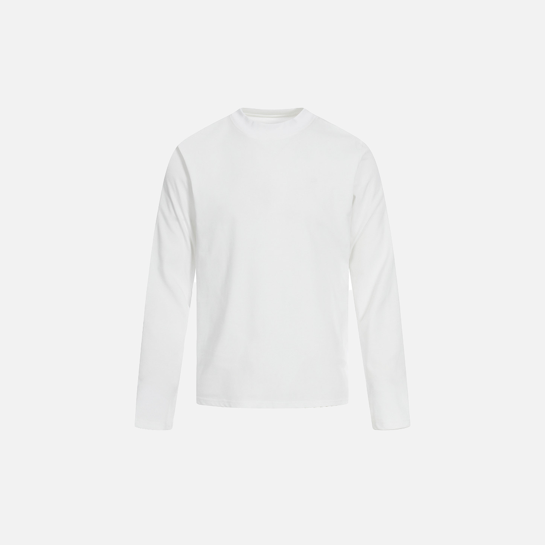 Chic Solid Color Slim Fit Long Sleeve Base T-Shirt - Luxuryurbanwear