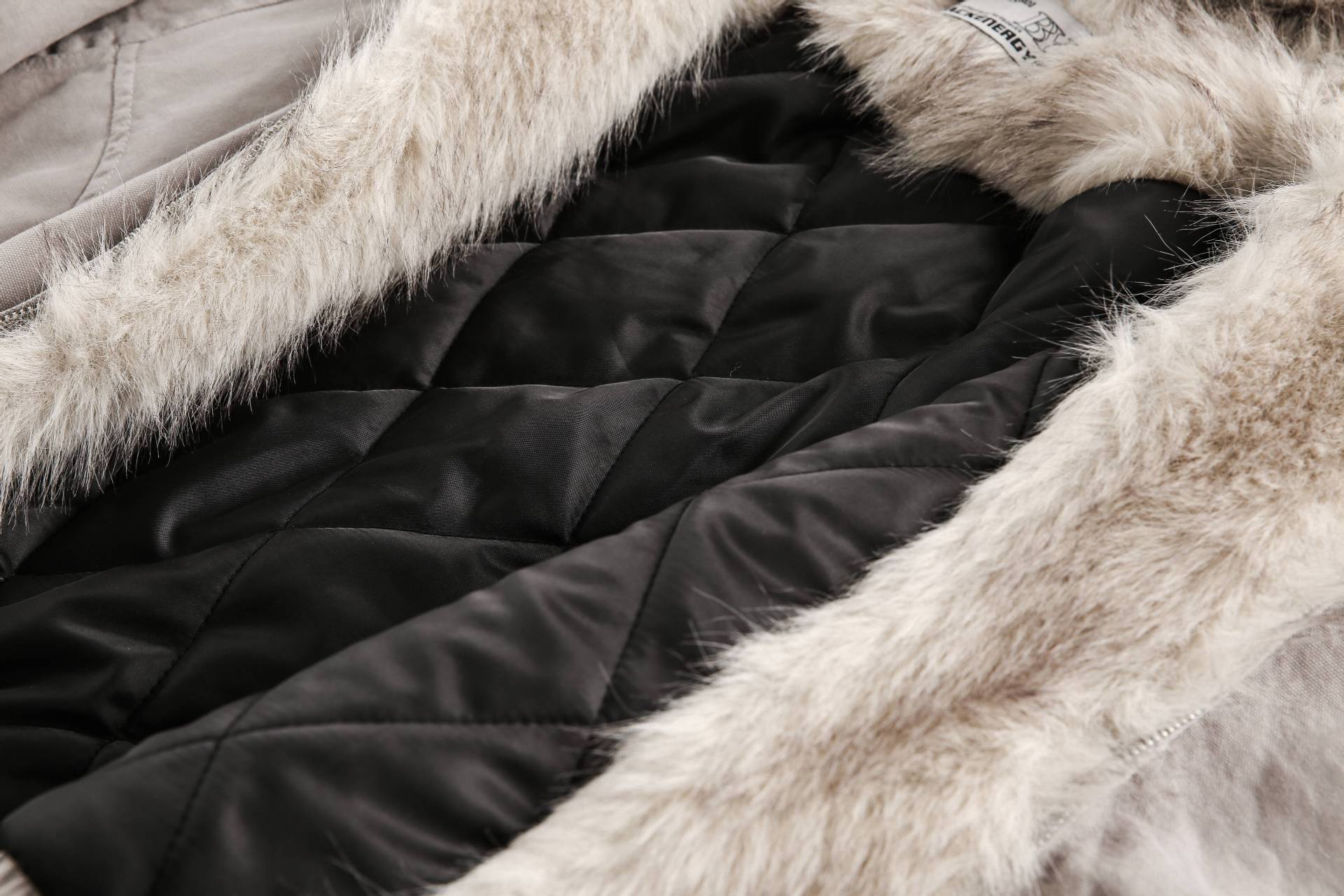 Spliced Fur | Hooded Quilted Jacket - Luxuryurbanwear