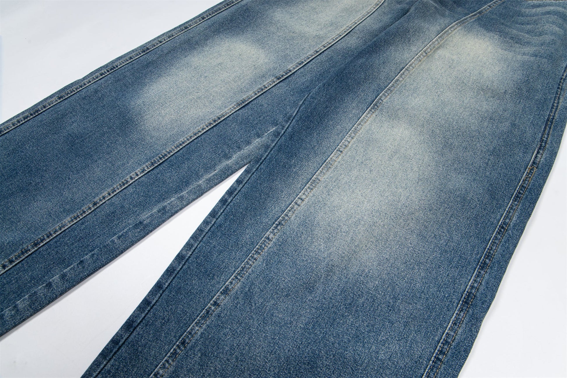 Heavy Bleached | Demin Jeans - Luxuryurbanwear