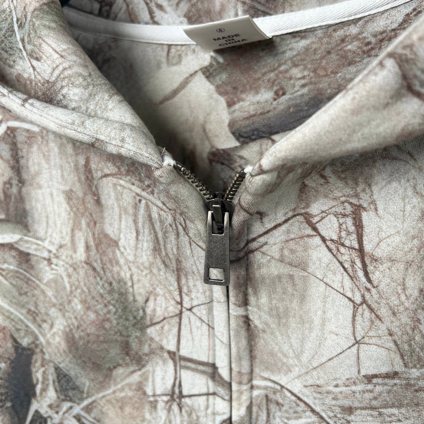 Forest Camo | Oversized Zip-Up Hoodie - Luxuryurbanwear