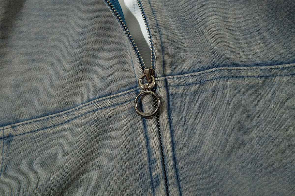 Zip Up Hoodie Omniscient Blue