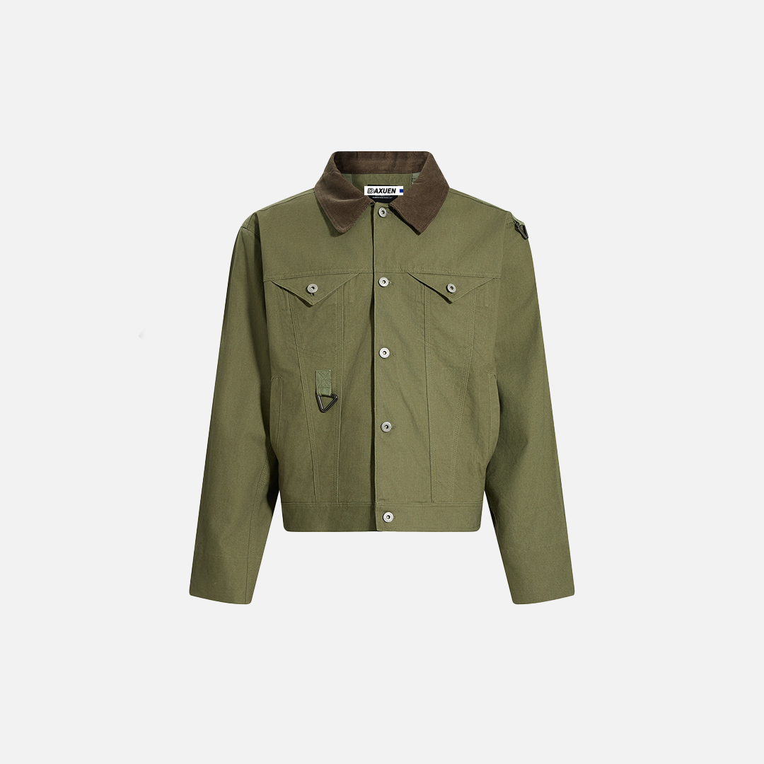 Autumn Mountain Outdoor Canvas Workwear Jacket - Luxuryurbanwear