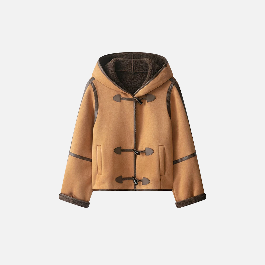 Chinese Style Single Breasted Hooded Woven Jacket - Luxuryurbanwear