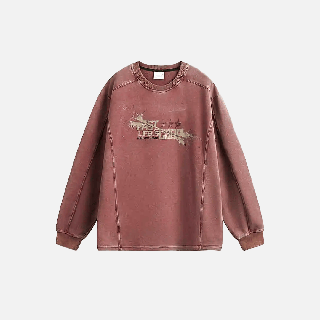 Sweat Distressed American
