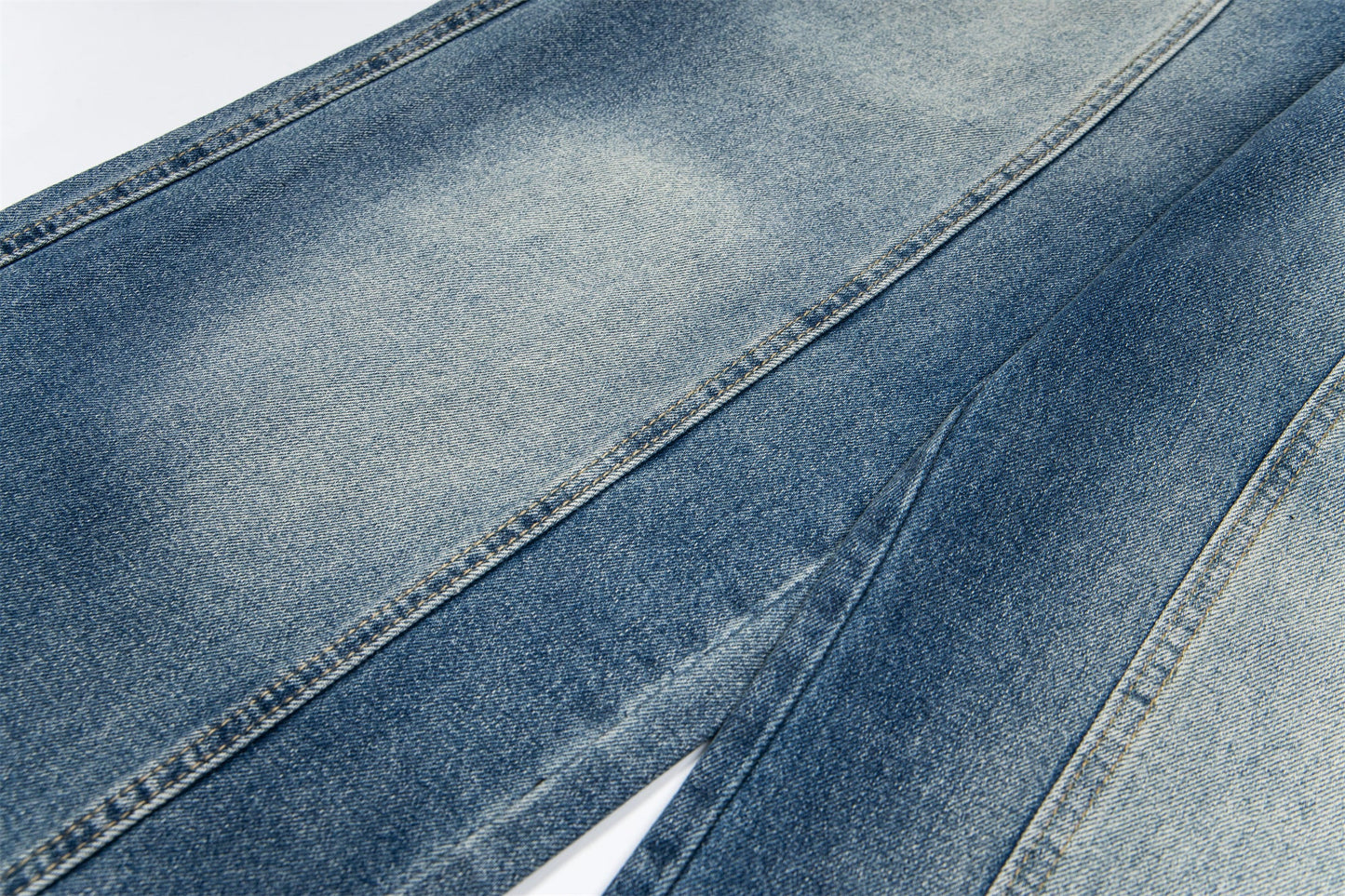 Heavy Bleached | Demin Jeans - Luxuryurbanwear