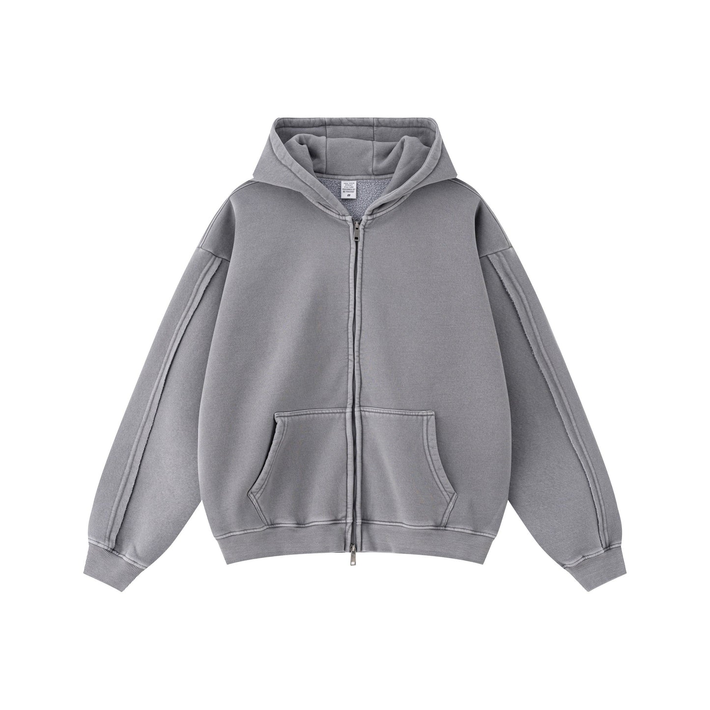 Vintage | Classic Zip Up Hoodie - Luxuryurbanwear
