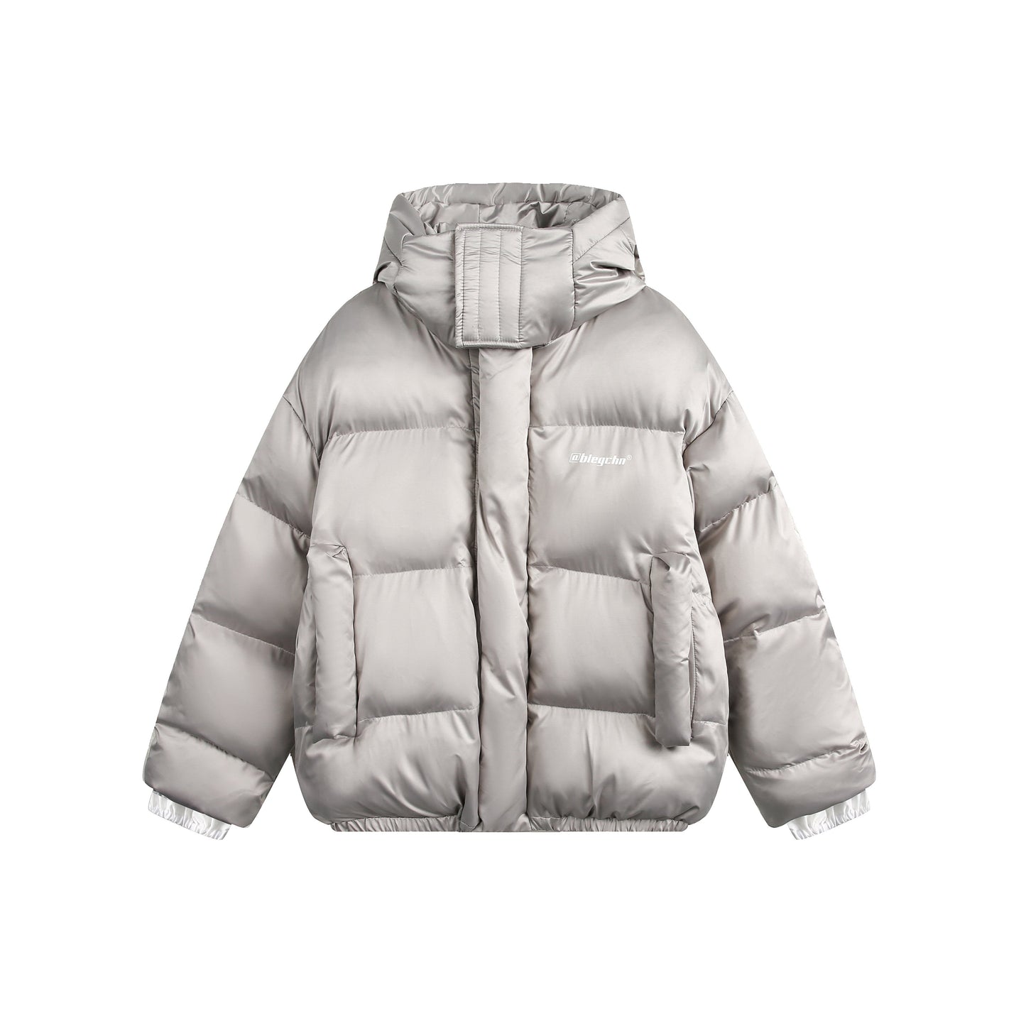 Frosted Block | Padded Utility Hooded Coat - Luxuryurbanwear