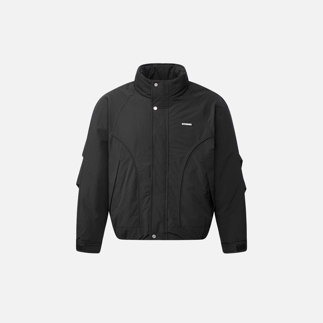 European Style Vertical Collar Tooling Jacket - Luxuryurbanwear