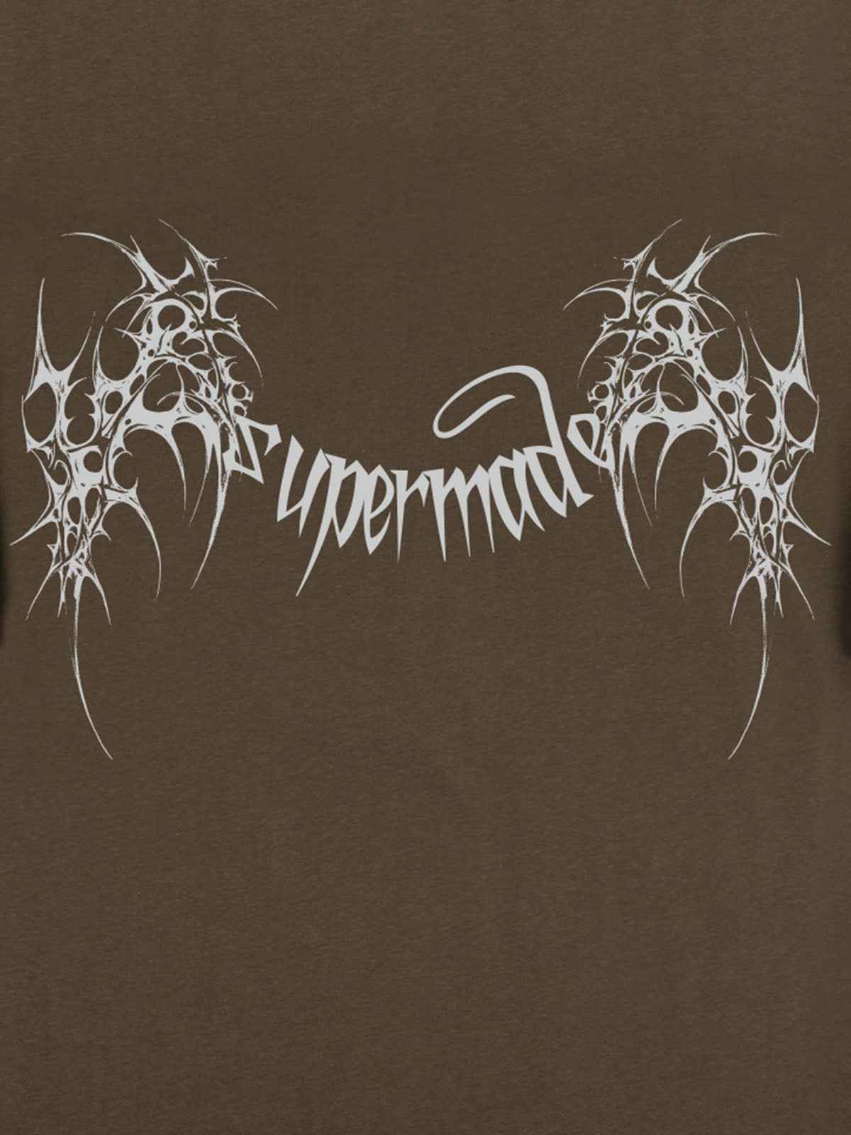 SUPM Gothic Sharp Letter Graphic T-Shirt